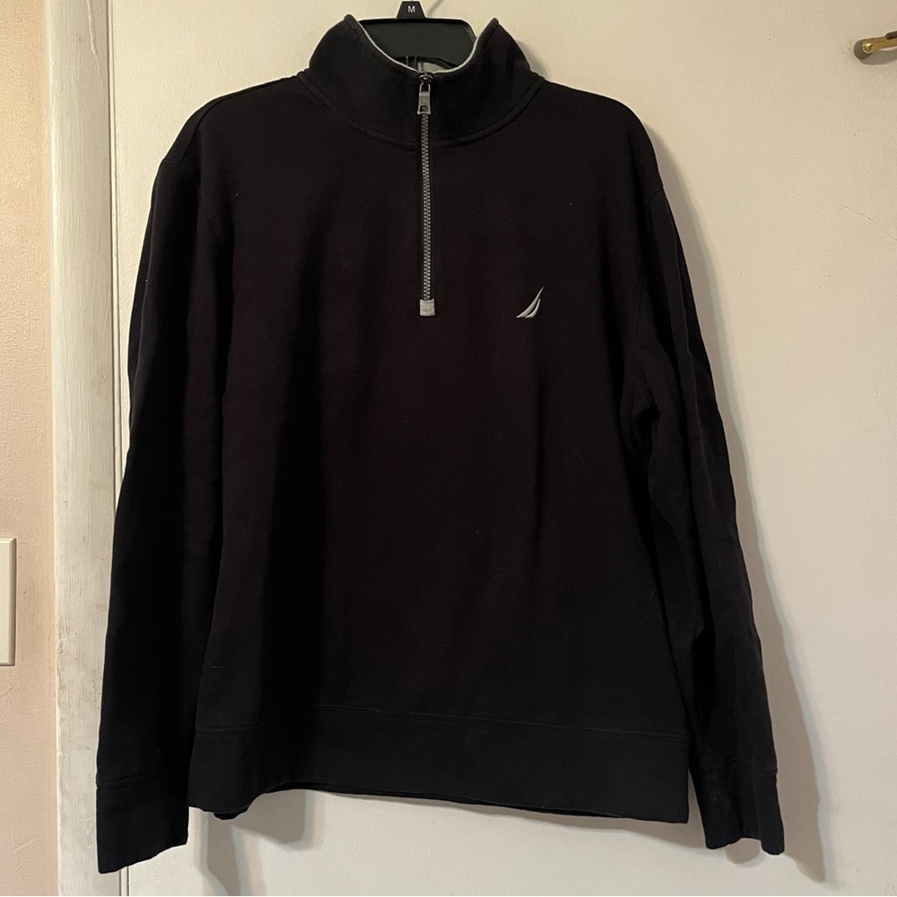 nautica mock neck quarter zip